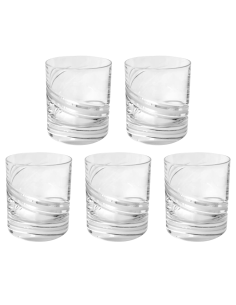 RCR SET 5 BICCHIERI ACQUA CL 29 IN CRISTALLO - SOPHIA