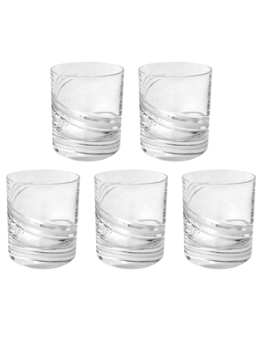 RCR SET 5 BICCHIERI ACQUA CL 29 IN CRISTALLO -...