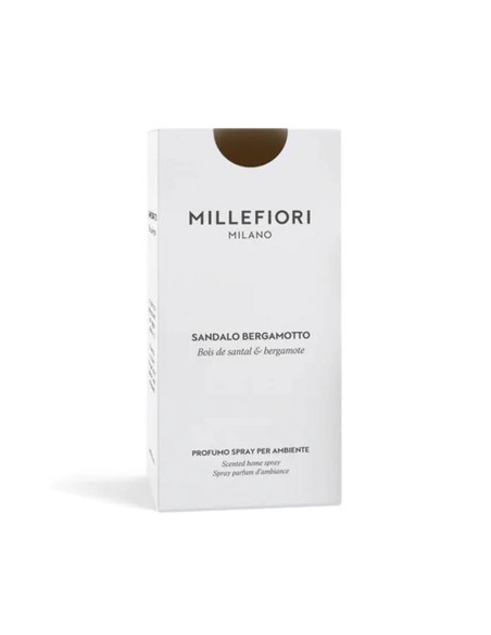MILLEFIORI SPRAY PER AMBIENTE 100 ML - SANDALO BERGAMOTTO