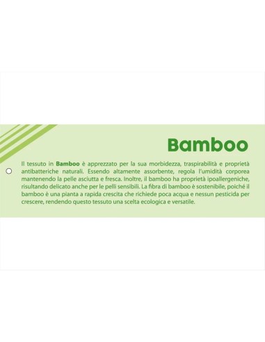 PILLOVE GUANCIALE IN MEMORY 50 X 80 CM - BAMBOO