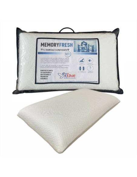 PILLOVE GUANCIALE IN MEMORY 50 X 80 CM - FRESH
