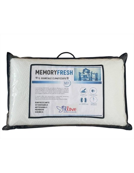 PILLOVE GUANCIALE IN MEMORY 50 X 80 CM - FRESH