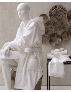 BLUMARINE ACCAPPATOIO CON CAPPUCCIO - SPA
