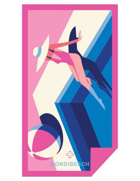 DONDI TELO MARE 100 X 180 CM IN MICROFIBRA - ANTIBES