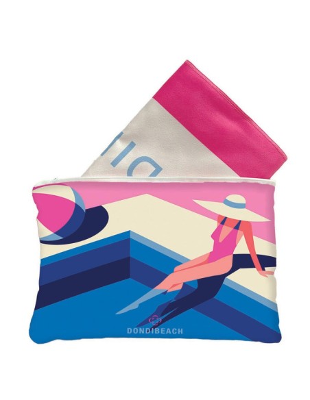 DONDI TELO MARE 100 X 180 CM IN MICROFIBRA - ANTIBES