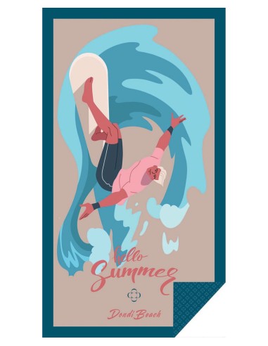 DONDI TELO MARE 100 X 180 CM IN MICROFIBRA -...