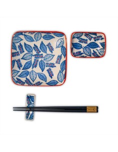 WD LIFESTYLE SET SUSHI 8 PEZZI PIATTINI + BACCHETTE