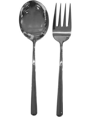LAGOSTINA SET POSATE INSALATA IN ACCIAIO INOX -...