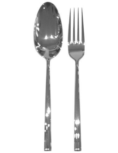 LAGOSTINA SET POSATE INSALATA IN ACCIAIO INOX -...