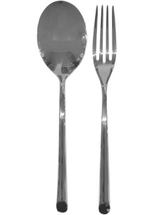LAGOSTINA SET POSATE INSALATA IN ACCIAIO INOX - WAVE