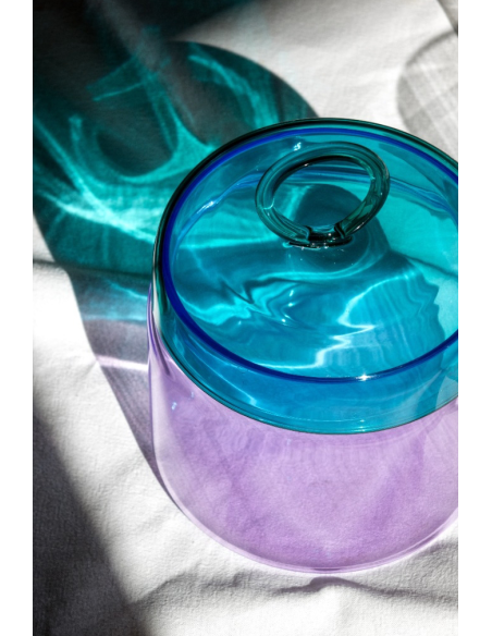 WD LIFESTYLE BARATTOLO BICOLORE 1.9 LT IN VETRO BOROSILICATO