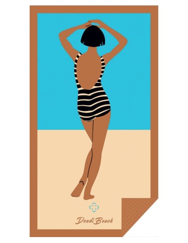 DONDI TELO MARE 100 X 180 CM IN MICROFIBRA CON...