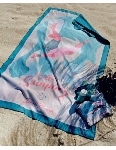 DONDI TELO MARE 100 X 180 CM IN MICROFIBRA CON POCHETTE -...