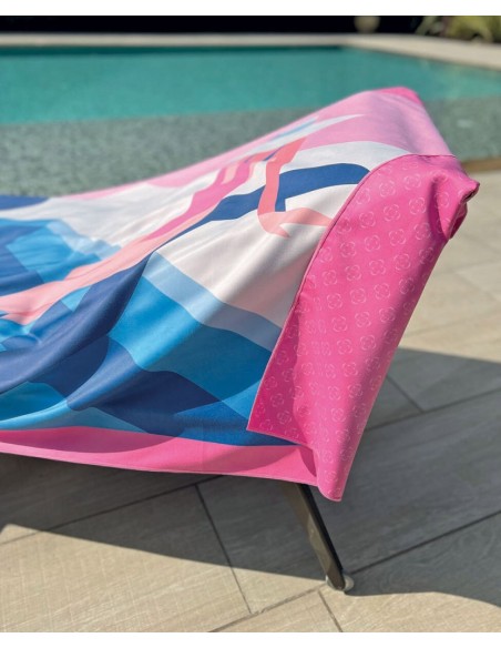 DONDI TELO MARE 100 X 180 CM IN MICROFIBRA CON POCHETTE - ANTIBES