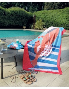 DONDI TELO MARE 100 X 180 CM IN MICROFIBRA CON POCHETTE -...