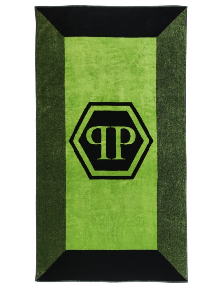 PHILIPP PLEIN TELO MARE 95 X 180 CM IN SPUGNA 100% COTONE - WINDOWS BEACH