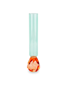 WD LIFESTYLE VASO PORTAFIORI H22 CM IN VETRO BICOLORE 2