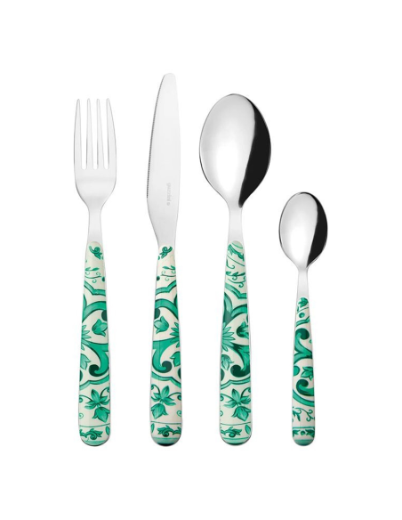 GUZZINI SERVIZIO POSATE 24 PEZZI IN ACCIAO INOX - BLUES
