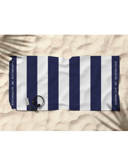 DAUNEX TELO MARE 100 X 180 CM IN SPUGNA JACQUARD 100% COTONE - MARINES