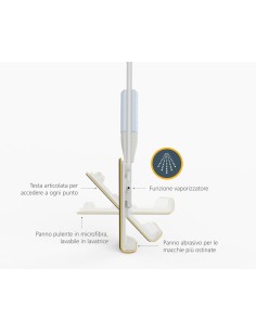 JOSEPH JOSEPH MOCIO SPRAY CON SUPPORTO DA PARETE - CLEANTECH 2