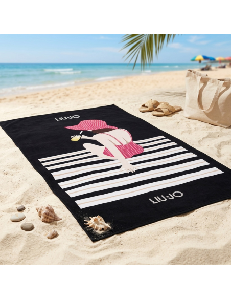 LIU JO TELO MARE 90 X 180 CM IN SPUGNA 100% COTONE - SUMMER LADY