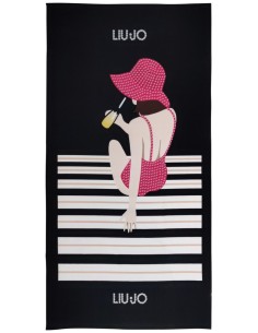 LIU JO TELO MARE 90 X 180 CM IN SPUGNA 100% COTONE -... 2