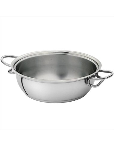 SERAFINO ZANI CASSERUOLA BASSA 2 MANIGLIE IN...