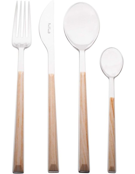 PINTINOX SERVIZIO POSATE 24 PEZZI IN ACCIAIO INOX - SUSHI QUEEN