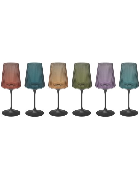 TREBONN SET 6 CALICI VINO 550 ML IN PLASTICA CON AGGANCIO MAGNETICO - SPLITGLASS