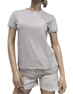 MANAM PIGIAMA DONNA SERAFINO, MEZZA MANICA E PANTALONCINO 2
