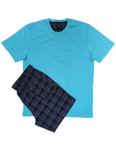 JULIPET PIGIAMA UOMO GIROCOLLO MANICA CORTA E SHORTS IN... 2