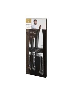 MASTERPRO CRACCO SET 3 COLTELLI IN ACCIAIO INOX