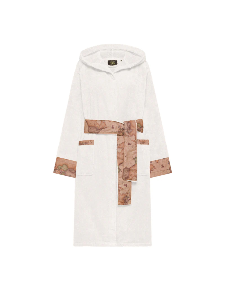 1ᴬ CLASSE ACCAPPATOIO CON CAPPUCCIO IN SPUNGA 100% COTONE - GEO CLASSIC