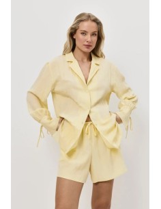 ARUELLE PIGIAMA DONNA ABBOTTONATO MANICA LUNGA E SHORTS... 2