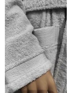 BORBONESE ACCAPPATOIO CON CAPPUCCIO IN SPUGNA 100% COTONE... 2