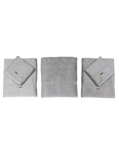 BORBONESE COMPLETO BAGNO 6 PEZZI IN SPUGNA 100% COTONE -... 2