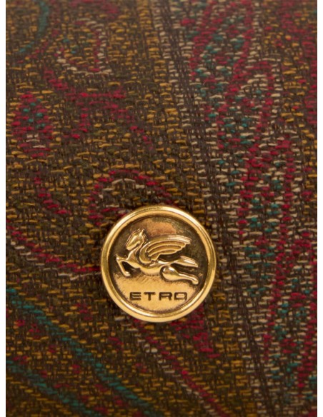 ETRO ASTUCCIO PORTAPENNE 22 X 7,5 CM IN ARNICA