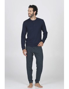 JULIPET PIGIAMA UOMO SERAFINO MANICA LUNGA E PANTALONE IN... 2