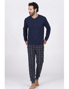 JULIPET PIGIAMA UOMO SERAFINO MANICA LUNGA E PANTALONE IN...