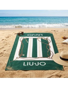 LIU JO TELO MARE 90 X 180 CM IN SPUGNA 100% COTONE -...