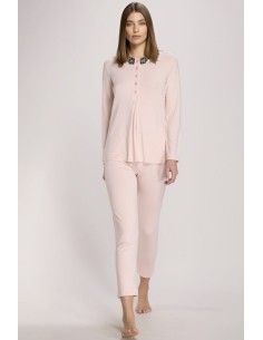 LIU JO PIGIAMA DONNA SERAFINO MANICA LUNGA E PANTALONE...