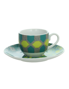 TOGNANA SET 6 TAZZE CAFFE 9 CL IN PORCELLANA - SFERA... 2