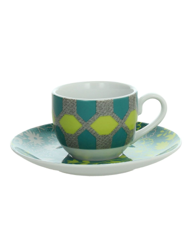 TOGNANA SET 6 TAZZE CAFFE 9 CL IN PORCELLANA -...