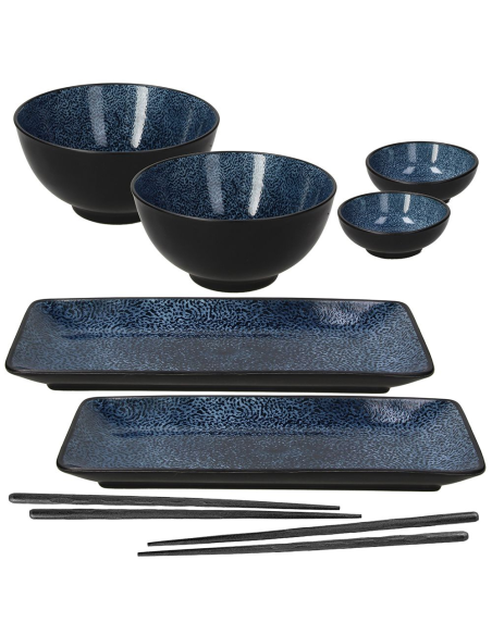 TOGNANA SET SUSHI 8 PEZZI PORTATA IN PORCELLANA - FUTARI
