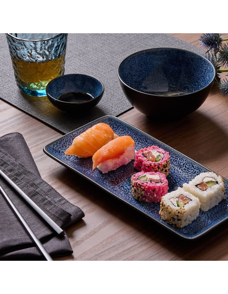 TOGNANA SET SUSHI 8 PEZZI PORTATA IN PORCELLANA - FUTARI