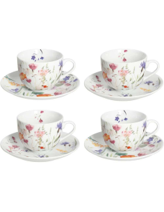 ANDREA FONTEBASSO SET 4 TAZZE CAPPUCCINO 23 CL - ATOLLO...