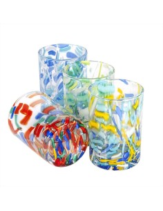 CTM SET 6 BICCHIERI ACQUA 330 ML IN PASTA DI VETRO - ISOLE