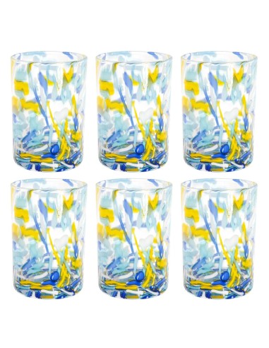 CTM SET 6 BICCHIERI ACQUA 330 ML IN PASTA DI...