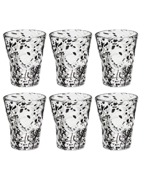 CTM SET 6 BICCHIERI ACQUA 310 ML IN PASTA DI VETRO - MONET