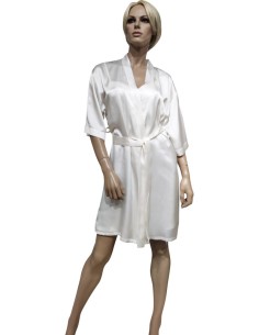 MISS LINGERIE VESTAGLIA DONNA A KIMONO IN RASO